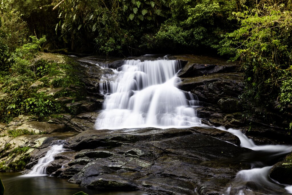 The mountains of Serra da Bocaina National Park, outside Paraty