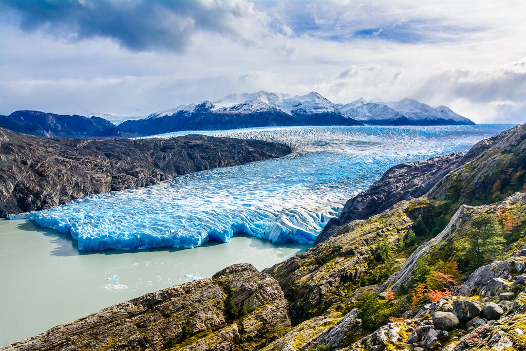 Grey Glacier in Torres del Paine