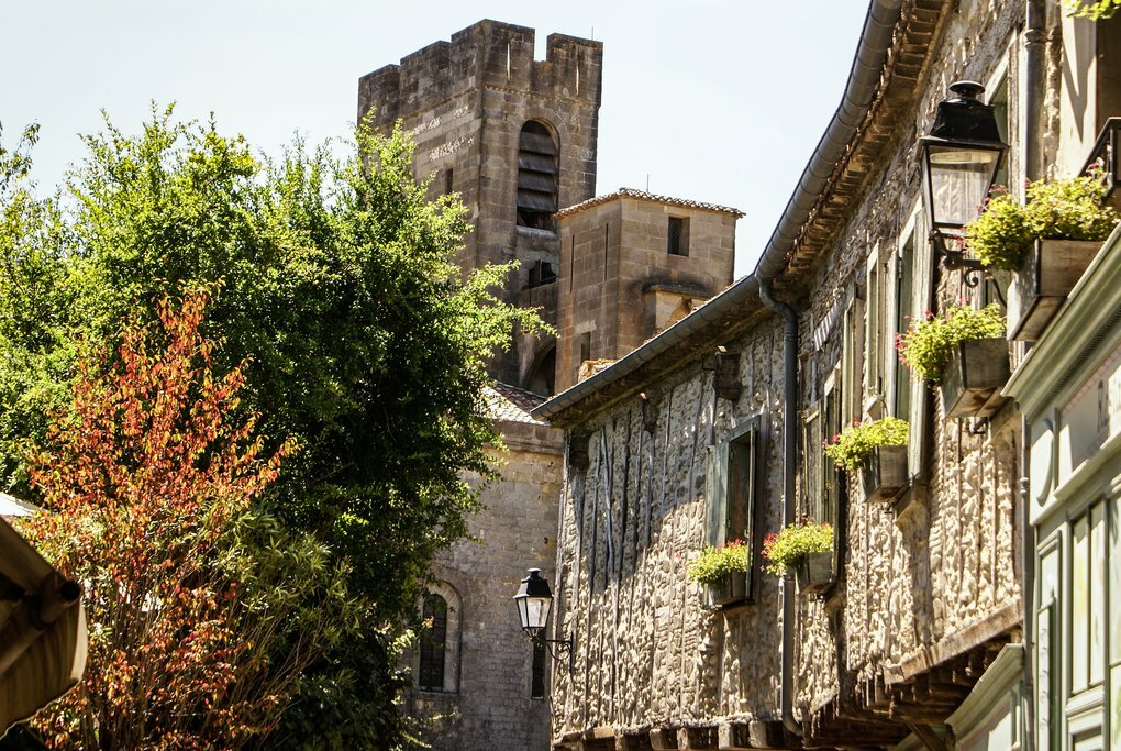 Carcasonne medieval building