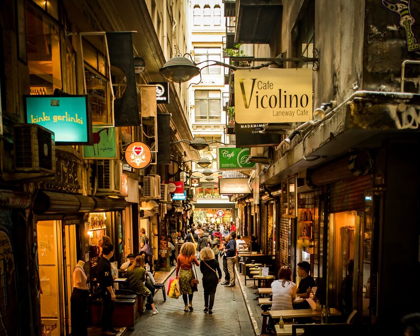 Melbourne's famous laneways