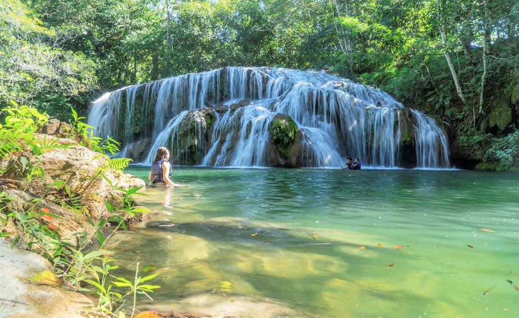 Enjoy the falls at Estância Mimosa