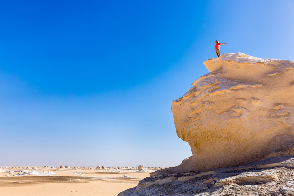 A highlights of your 16-day adventure is a night spent in the White Desert