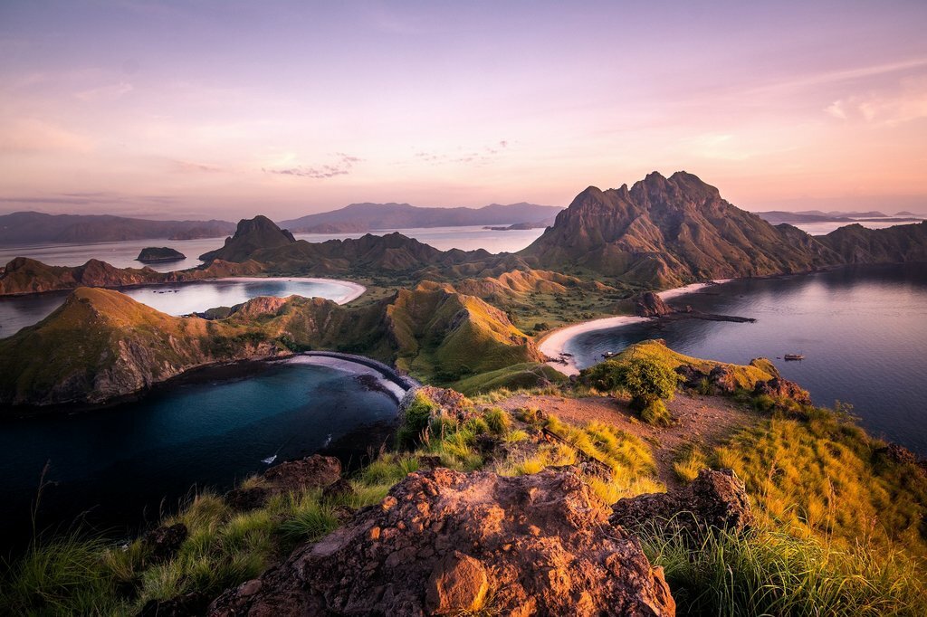 Padar Island in Indonesia