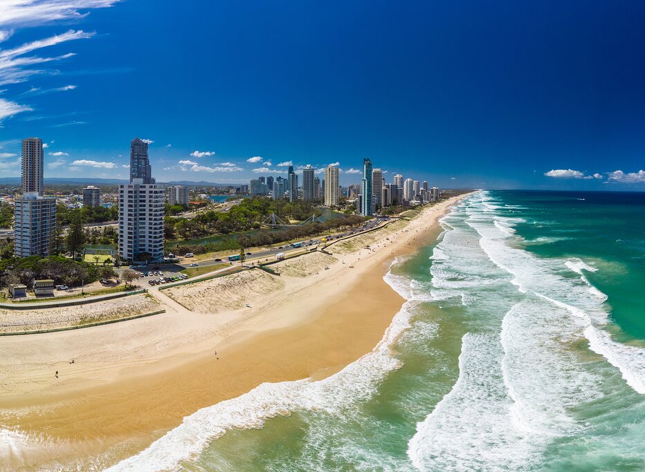 Gold Coast, Australia, from the air