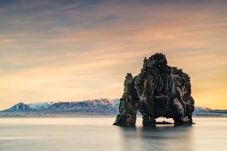 Hvítserkur, “White Shirt” Basalt troll