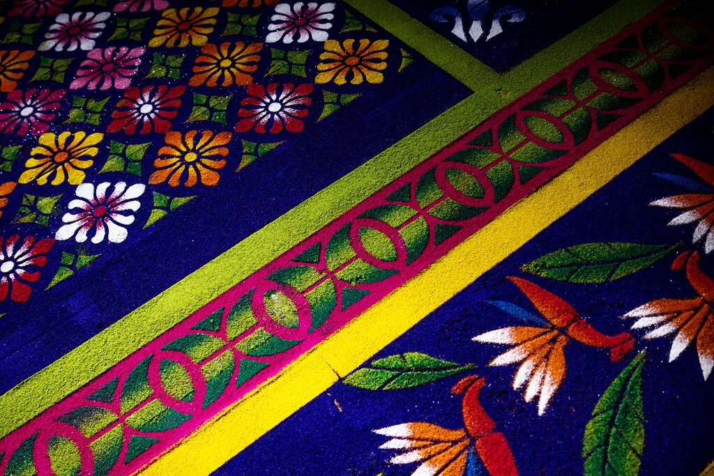 Sawdust carpet