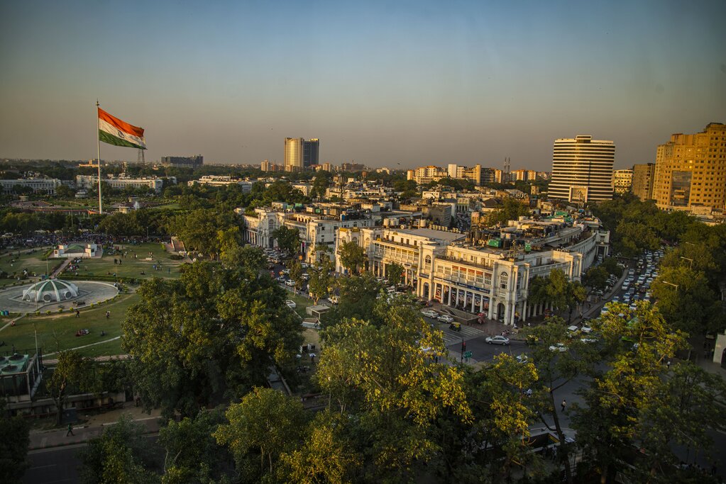 Go shopping in New Delhi's Connaught Place