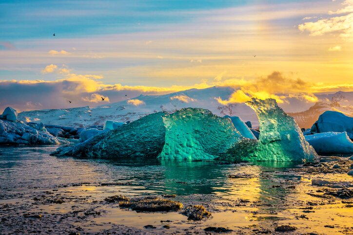Icebergs at Jokulsarlon