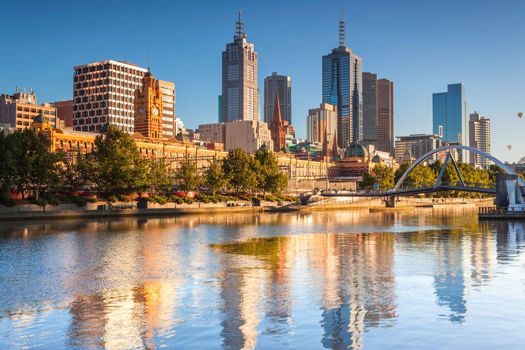 Melbourne City Skyline