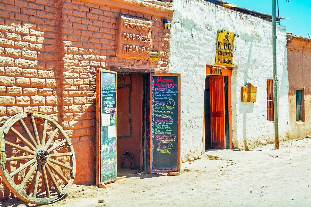 Small shops in San Pedro de Atacama
