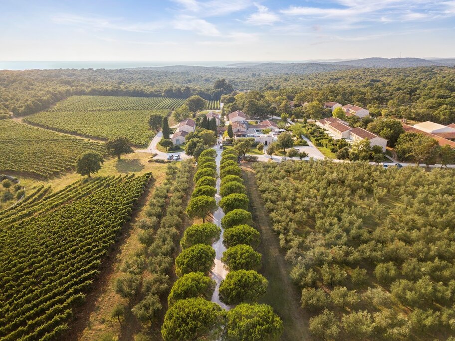 Stay at a luxury wine estate in the heart of Istria (photo courtesy of Meneghetti Wine Hotel)