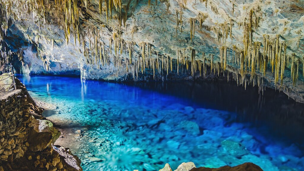 The otherworldly Lago Azul