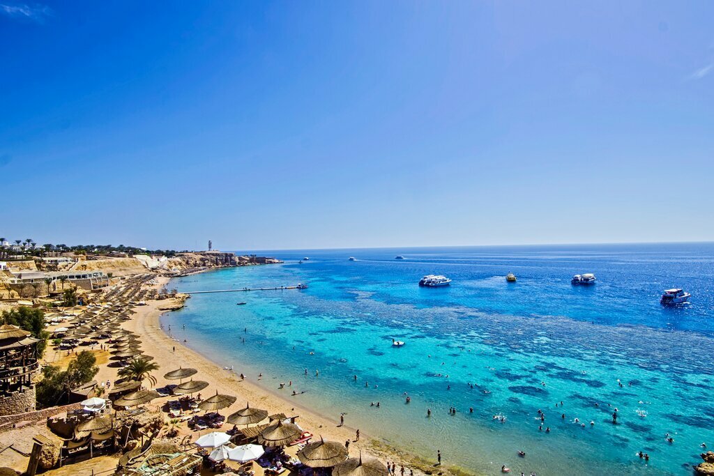 On the beach at Sharm el Sheikh