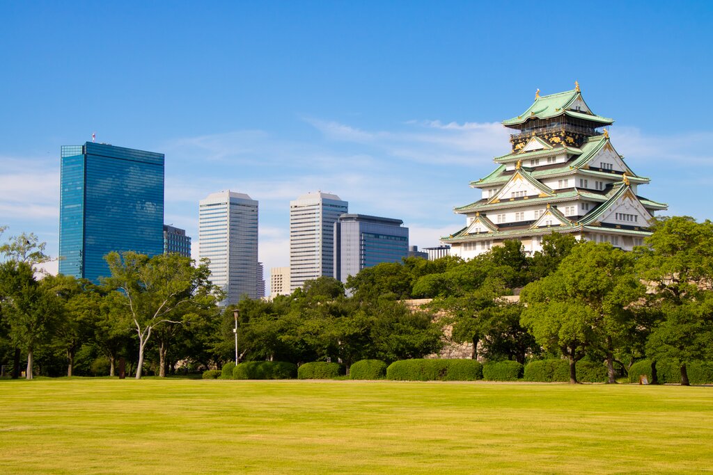Full Day Osaka Castle, Umeda Sky Building and Shinsaibashi