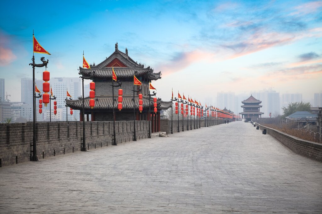 The ancient ramparts of Xi'an