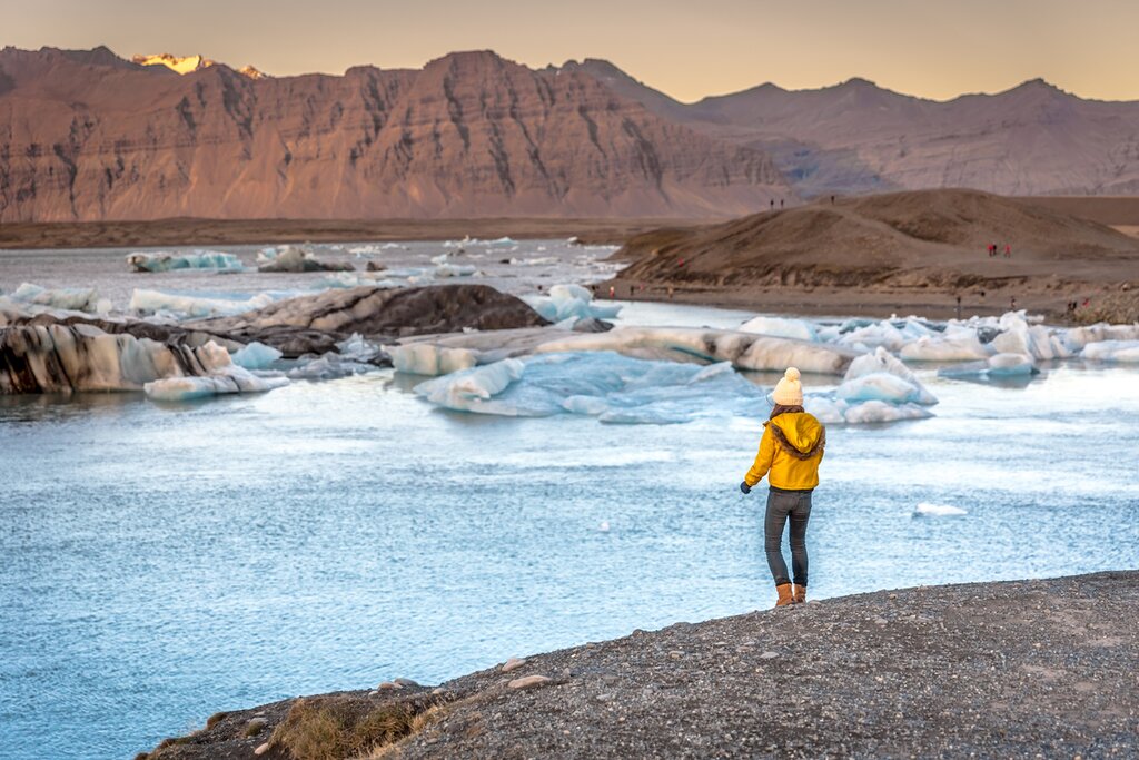 Icebergs at Jokulsarlon