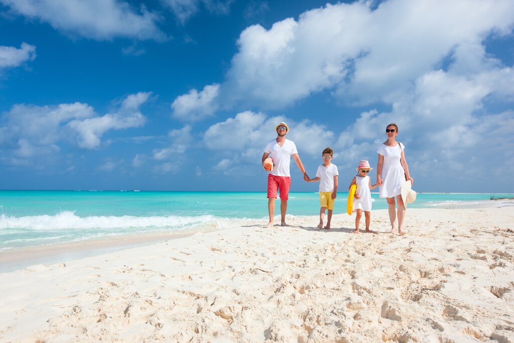 The perfect escape, stroll the famous white sands in the Galapagos archipelago