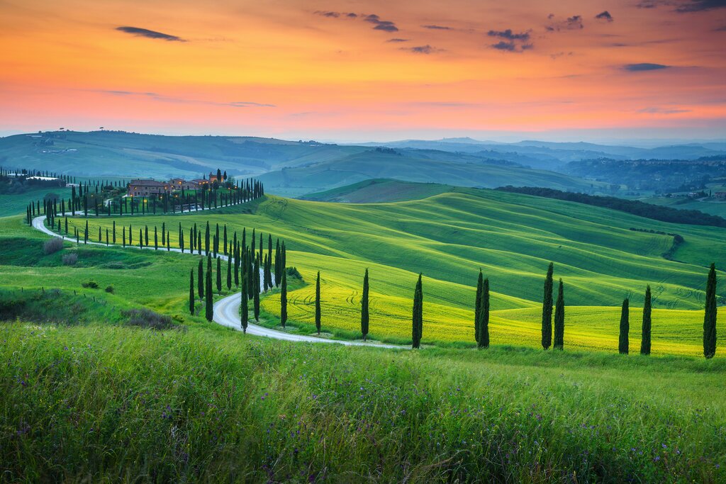 Depart Tuscany