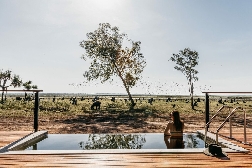 Stay three nights at an all-inclusive Australian safari camp in the Northern Territory (photo courtesy of Bamurru Plains)