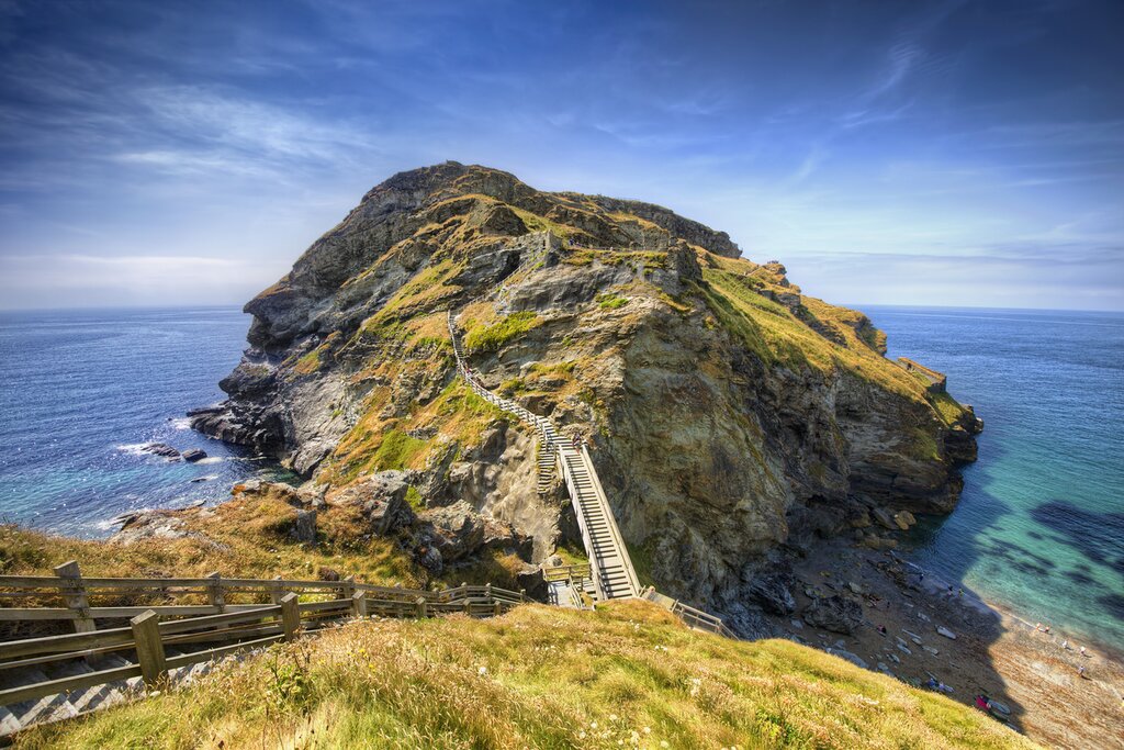 Explore Tintagel castle