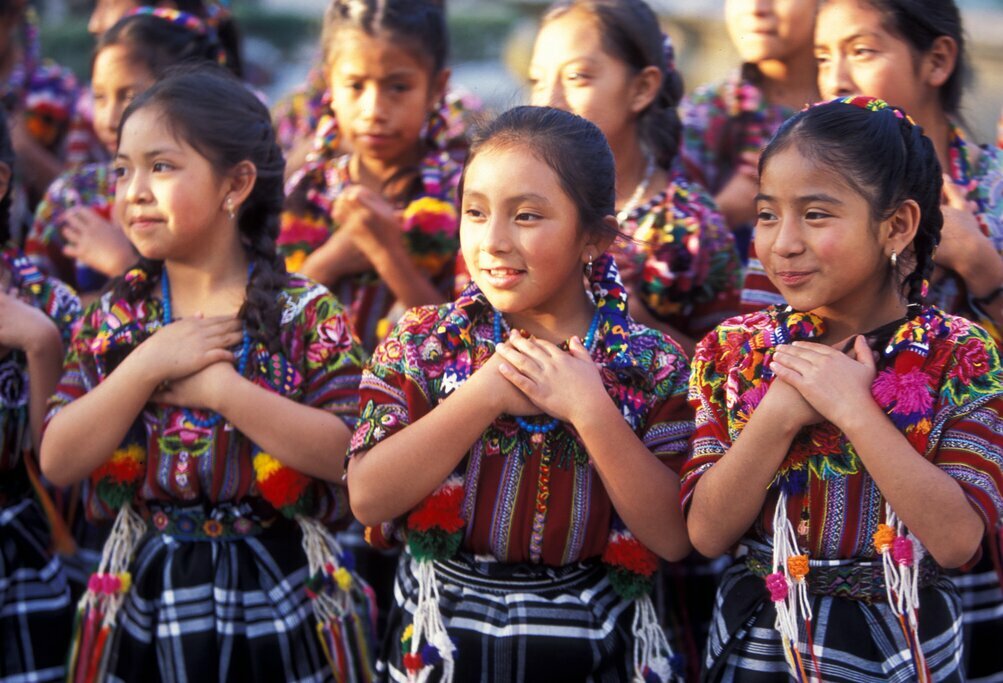 Young Guatemalan girls
