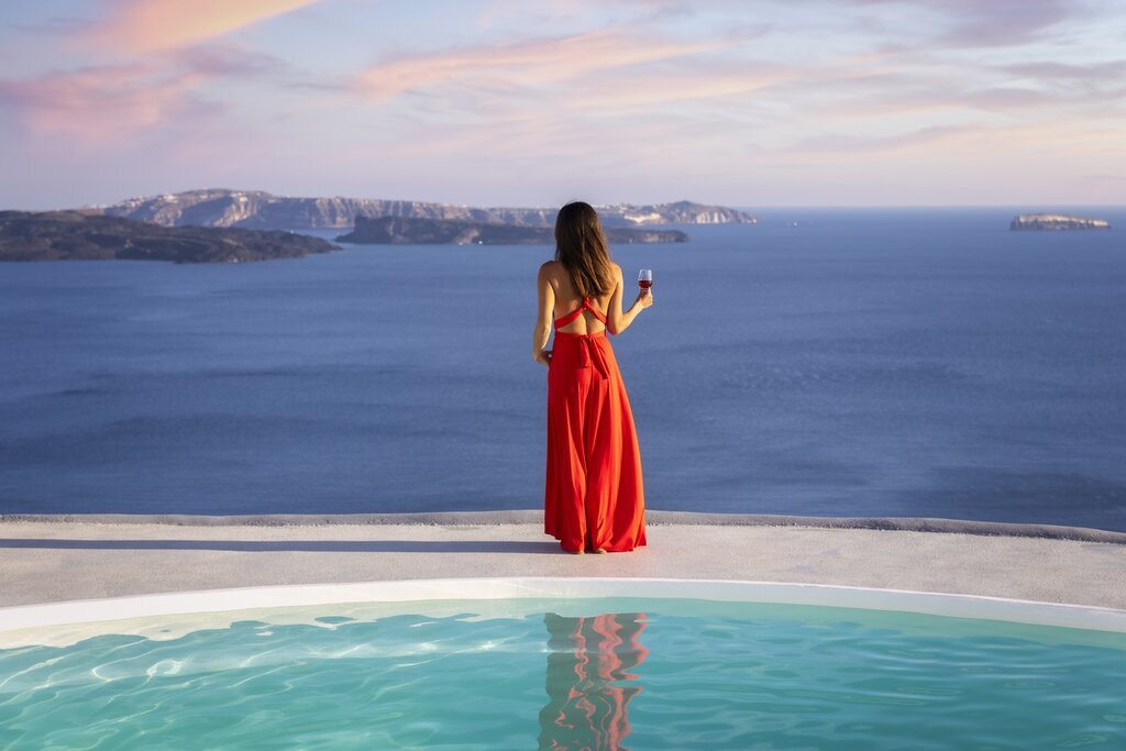 Luxurious accommodations await as you hop your way across Mykonos, Santorini and Crete