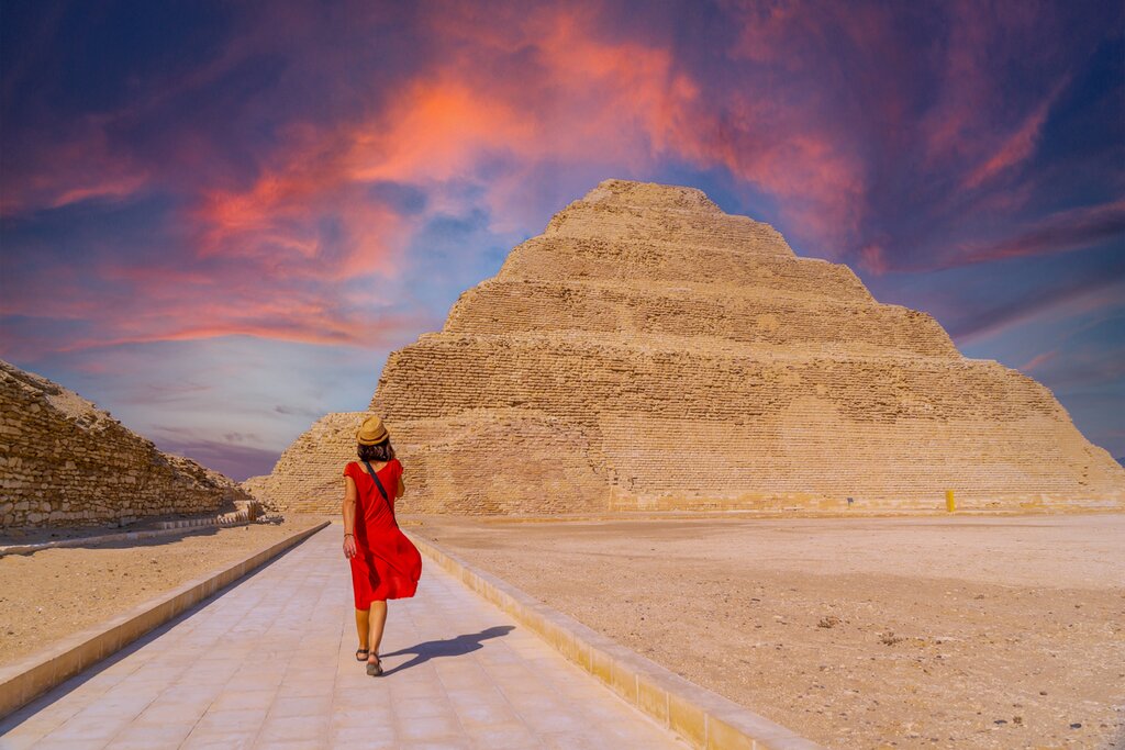 Take a deep-dive into Cairo's ancient sites (like Saqqara) on this six-day tour