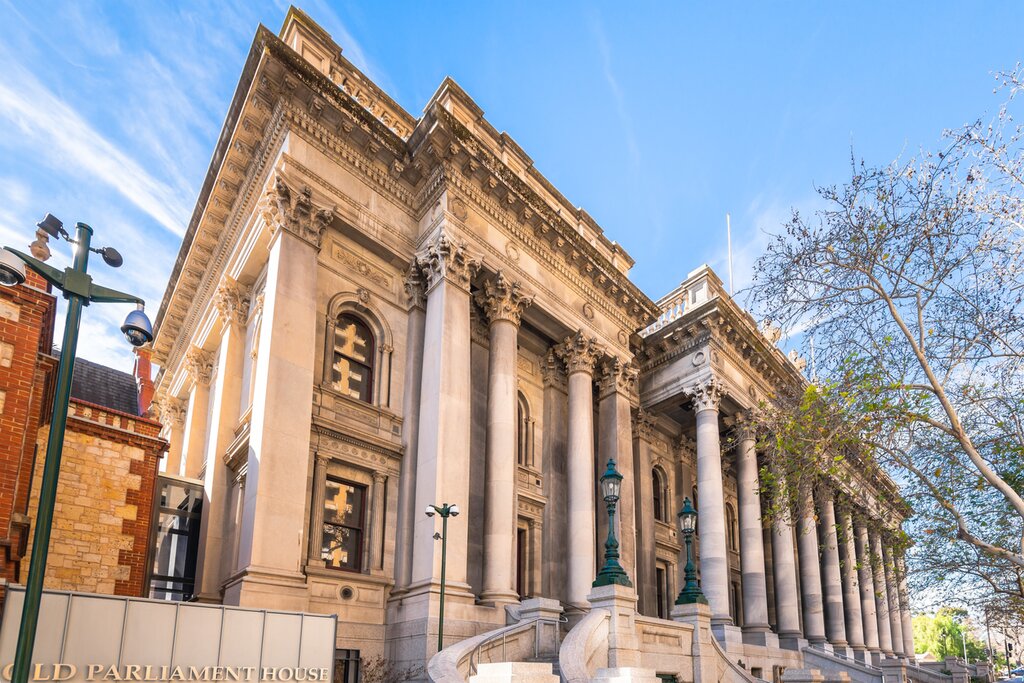 Old Parliament House building in Adelaide