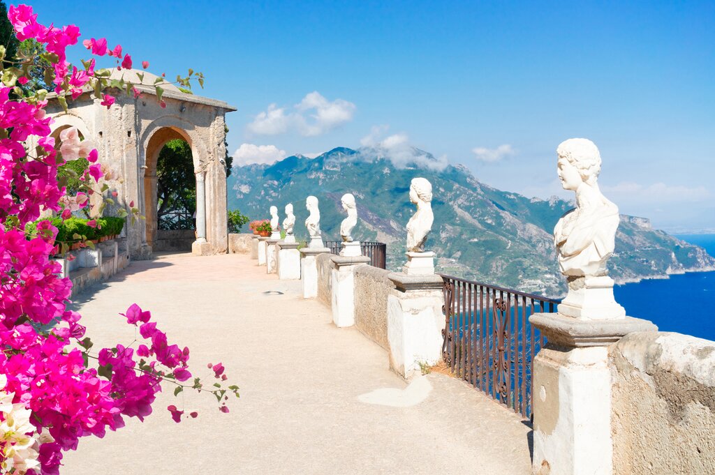 View from the Villa Cimbrone terrace