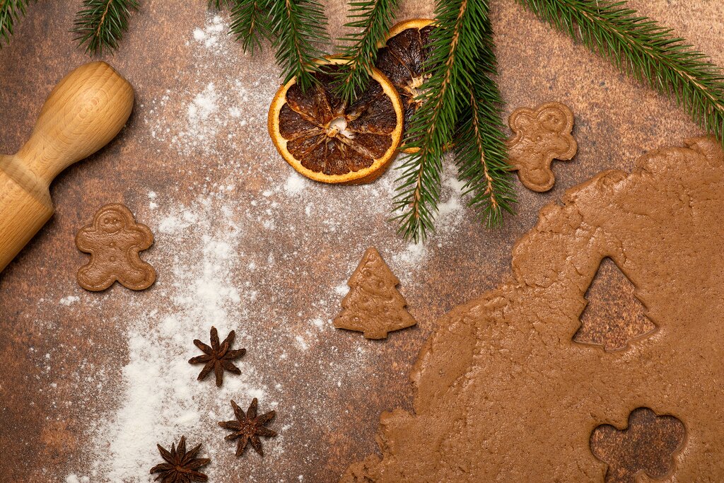 Try your hand at making delicious gingerbread cookies