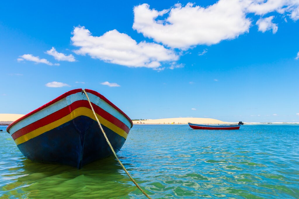The beaches of Jericoacoara