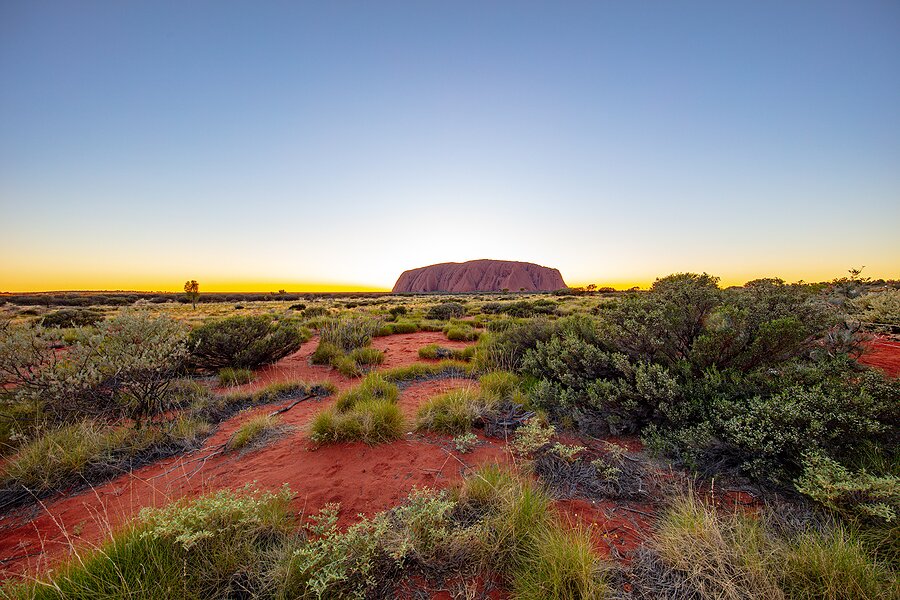 Watch the sunset over Uluru with a memorable al fresco dining experience