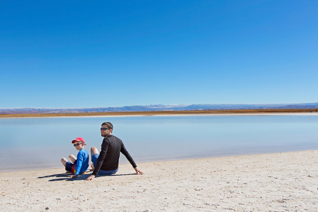 Start in the rugged Atacama Desert before flying south to the Patagonian Lake District