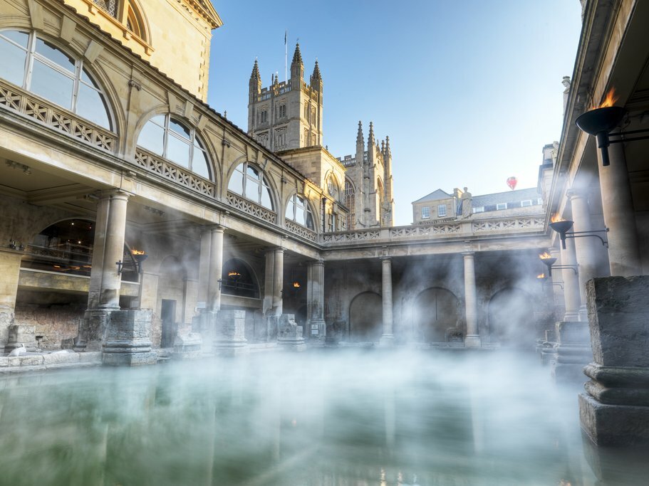 Roman baths in Bath