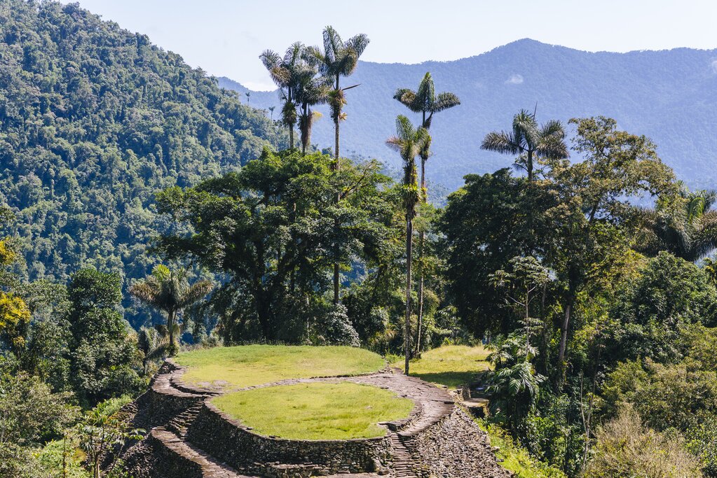  see the ancient terraces of the Lost City hidden within the mountains
