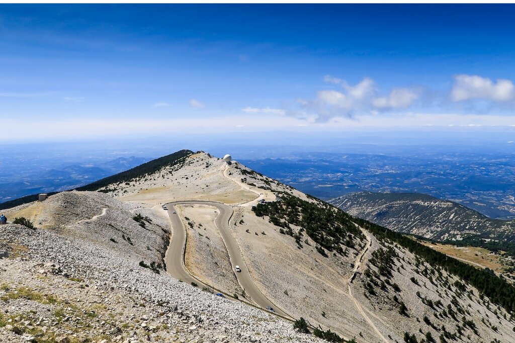 Cycling up Mont Ventoux (ebike)