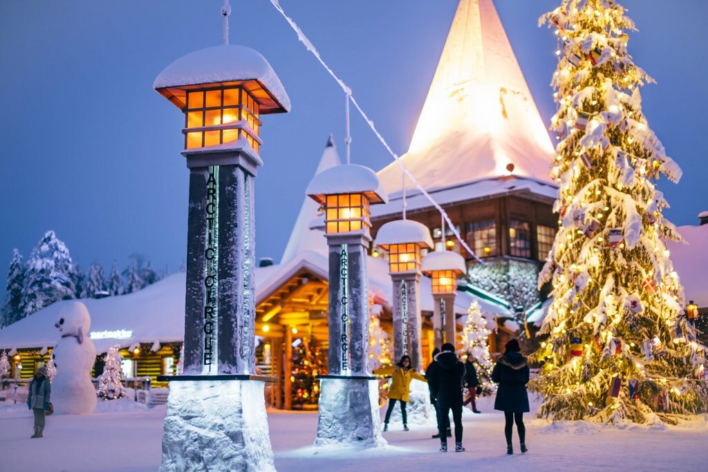 Rovaniemi wintry scene