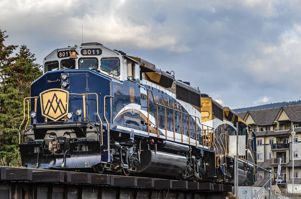 Ride the scenic Rocky Mountaineer from Vancouver to Kamloops and see vast swathes of Canadian wilderness