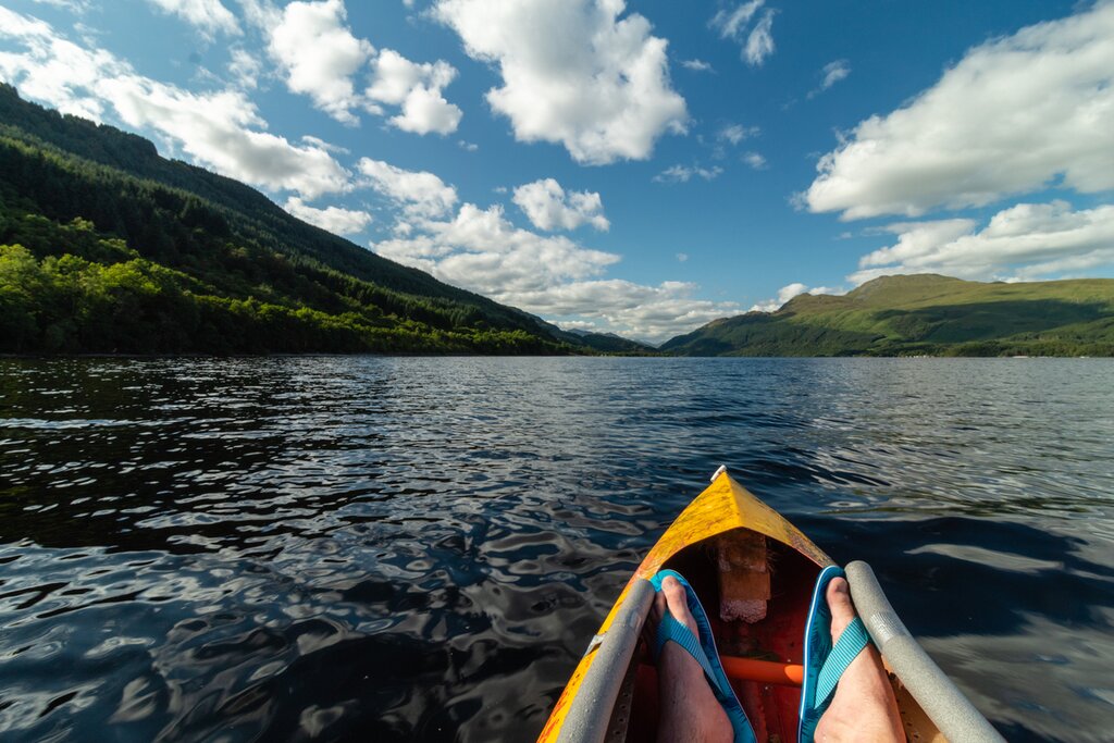Kayaking near Fort William