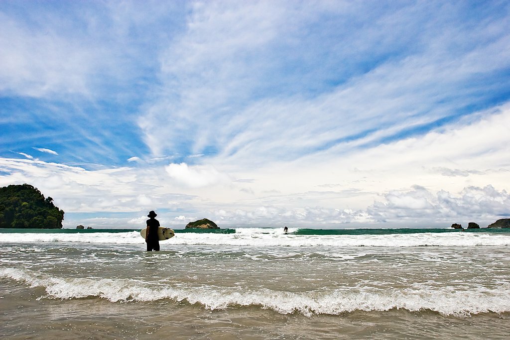Surfing in Tamarindo