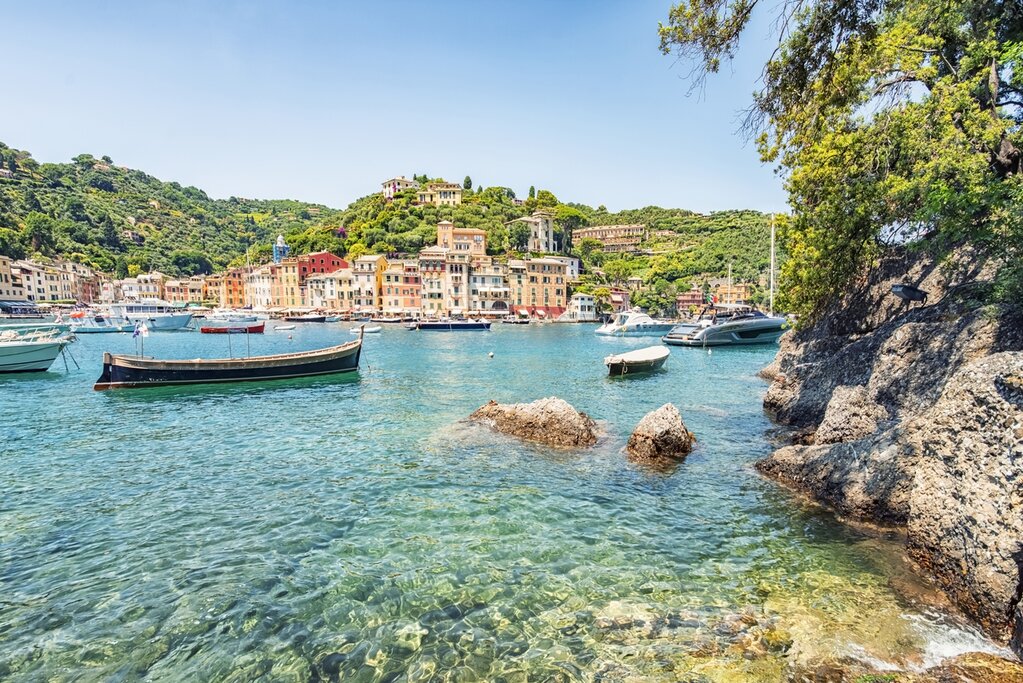 Start your grand tour of Italy's northwest in Portofina, jewel of the Riviera