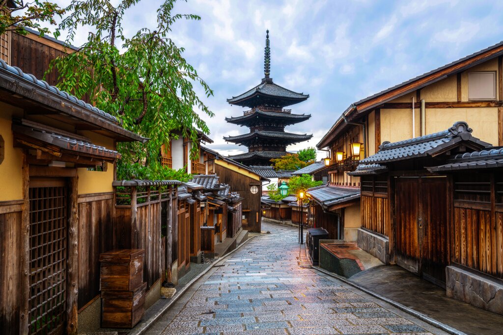 The elegant imperial capital of Kyoto.