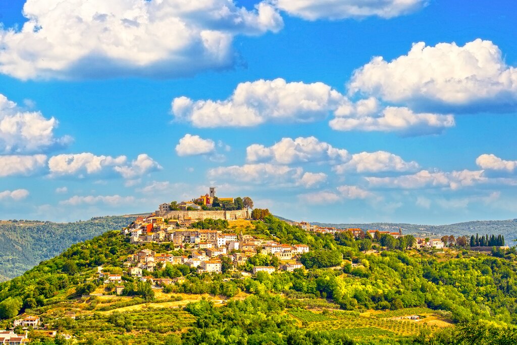 End your trip in Istria, exploring medieval hill towns and tasting the local truffles
