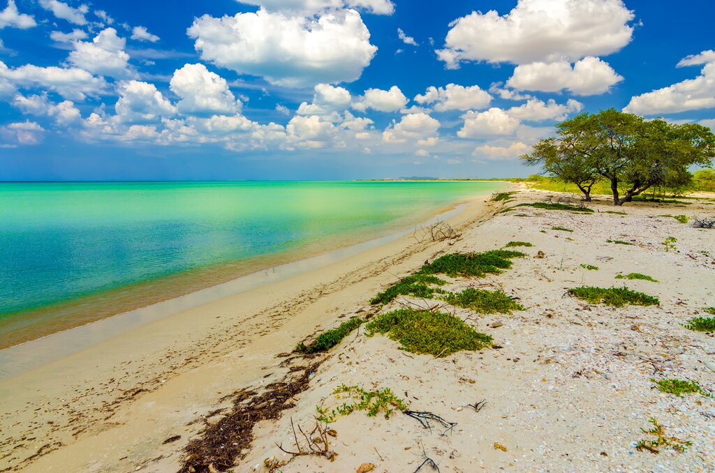 Experience different beaches along Colombia's Caribbean coast