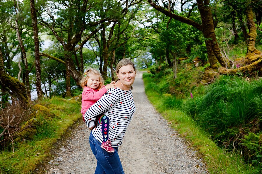 Take family hikes through the Irish countryside