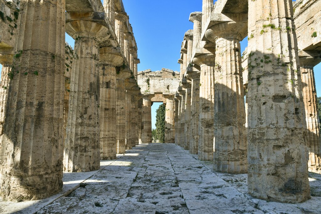 Greek temples at Paestum