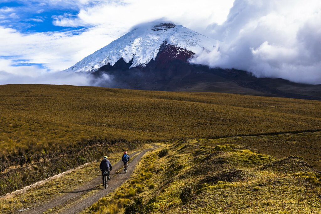 Biking the Andes in Cotopaxi National Park