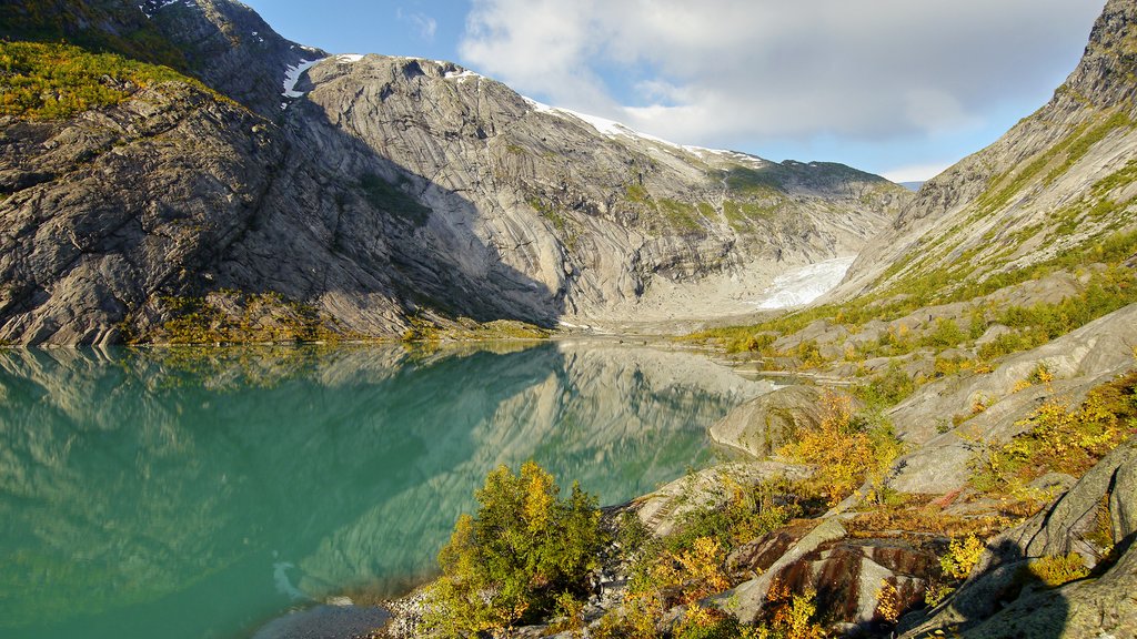 Hike past crystal clear lakes.