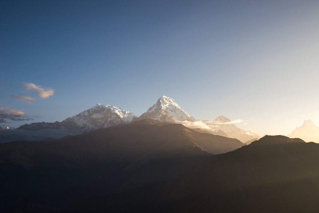 View from Poon Hill at sunrise