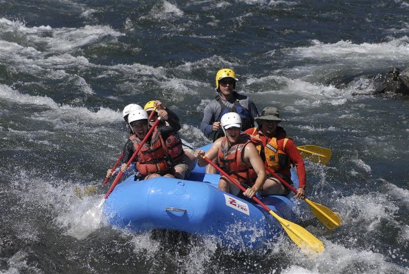 Rafting on the American River